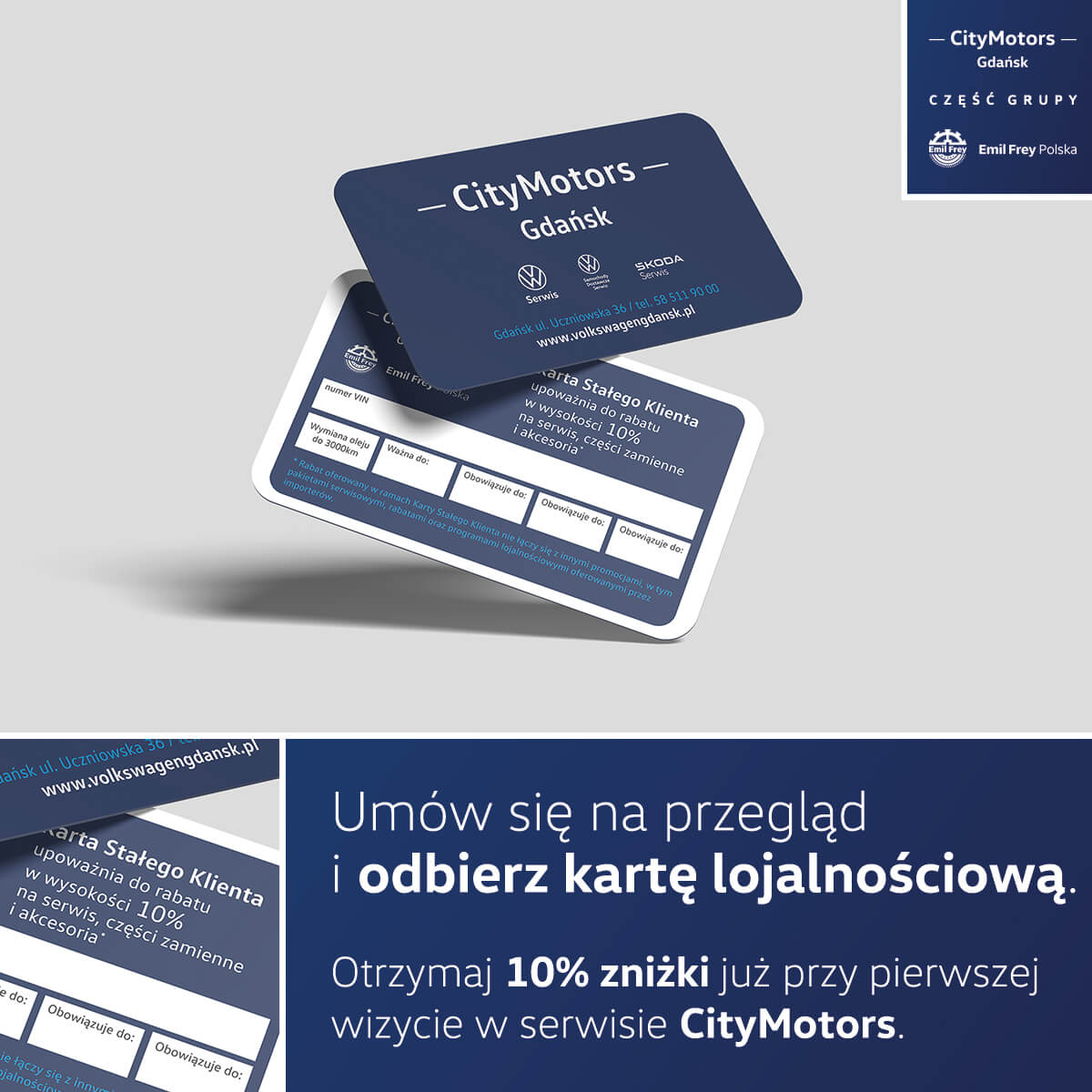 Karta lojalnościowa CityMotors