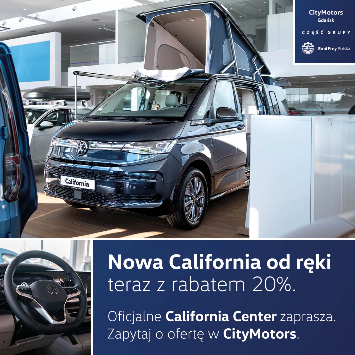 Nowa California z rabatem 20%
