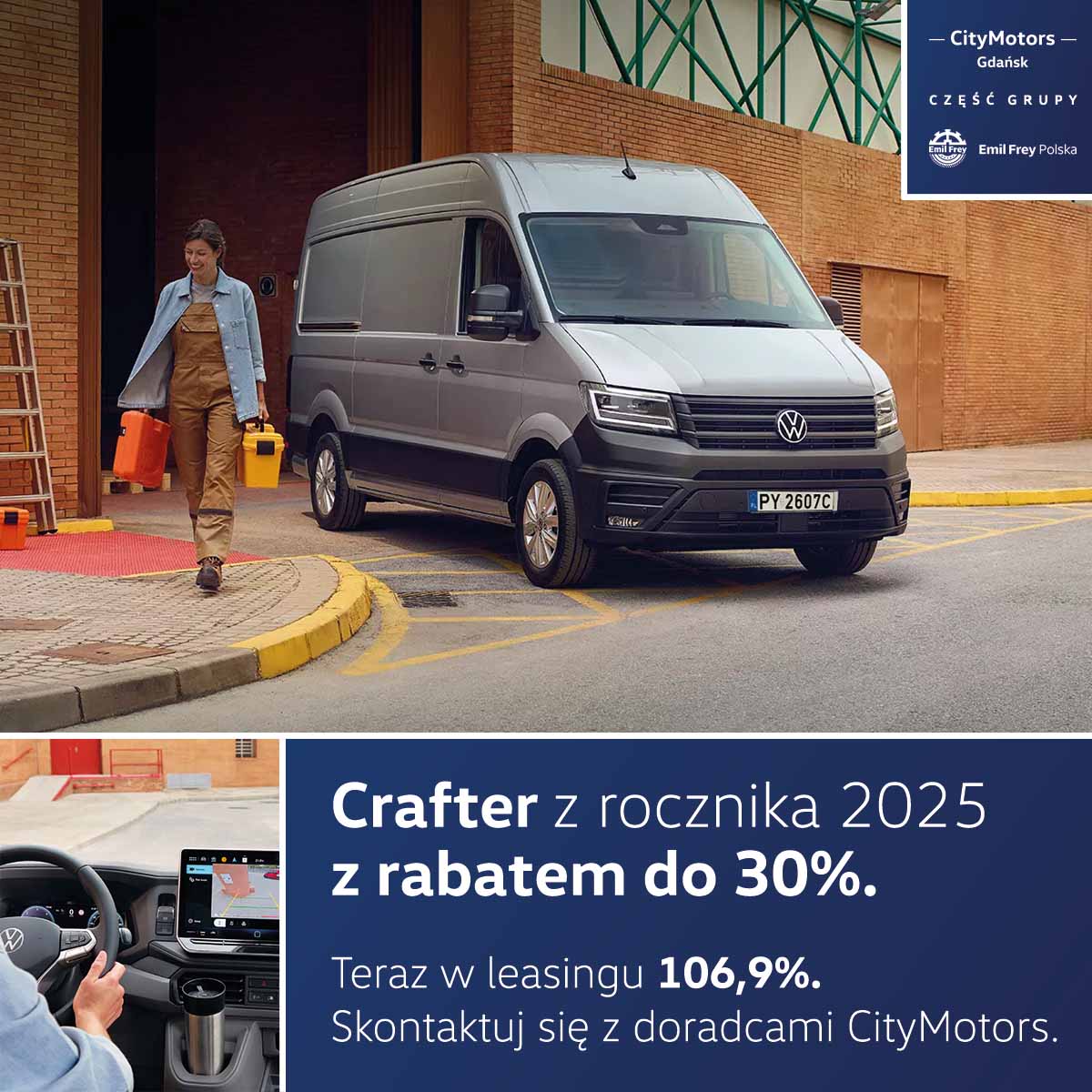Crafter z rocznika 2025 z rabatem do 30%