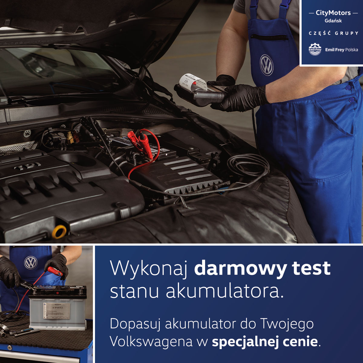 Darmowy test stanu akumulatora