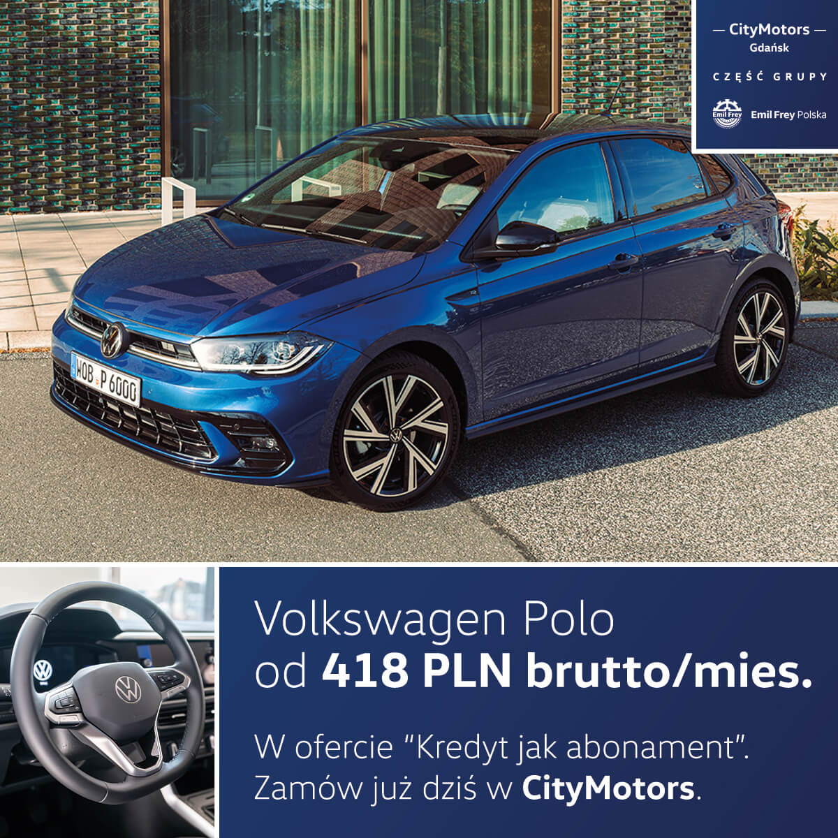 Volkswagen Polo od 418 PLN brutto/mies.